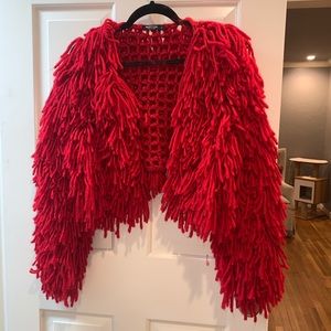 Nasty Gal Shag Jacket size XS